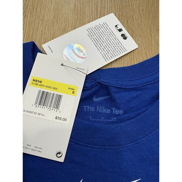 NWT Men's Nike New York Mets Tee - Small - Met Blue - Picture 2 of 4
